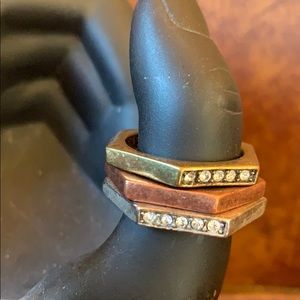 Lia Sophia stacked rings